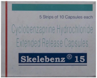 Amrix (Cyclobenzaprine ER) 15mg, 50 Caps