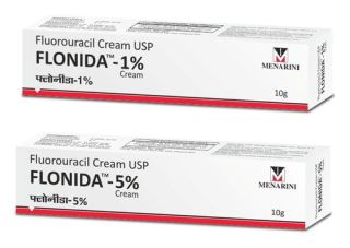 Efudex (Fluorouracil) 5% cream, 10gm Tube