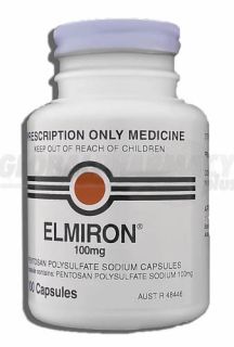 Elmiron (Pentosan) 100mg, 100 caps