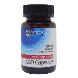 CBD Extra Strength Capsules - 50mg/Cap, 30 Caps Bottle (1500mg)