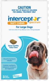Interceptor Spectrum for Dogs