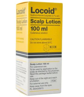 Hydrocortisone butyrate (LOCOID Scalp lotion 0.1%) 100ml
