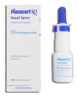 Nasacort (Triamcinolone) - 55mcg/act, 120 MDI Nasal Spray