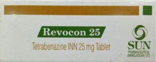 Nitoman (Tetrabenazine-Revocon) - 25mg, 100 Tabs