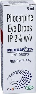 Pilocar (Pilocarpine) - 2%, 10 ml eye drops