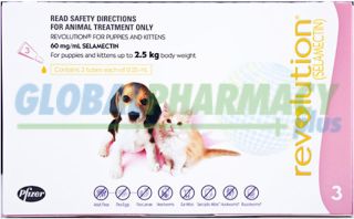 Revolution for Cat and Kitten - Heartworm, Ear Mites, and Flea protection