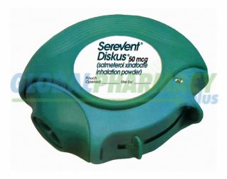 Serevent Diskus (Salmeterol) 50 mcg, 60 MDI
