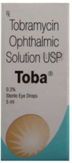 Tobrex (Tobramycin) - 0.3%, 15 ml Drops