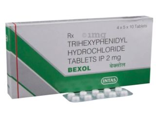 Trihexyphenidyl (Trihexyphenidyl HCl) - 2mg, 90 Tabs