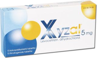 Xyzal (Levocetirizine Dihydrochloride) 5mg 100 Pills