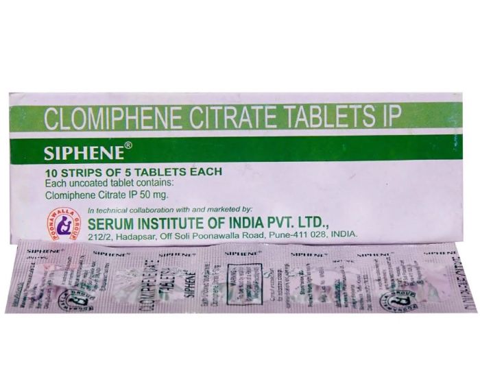 Clomid (Clomiphene Citrate) - 50mg, 50 Tabs